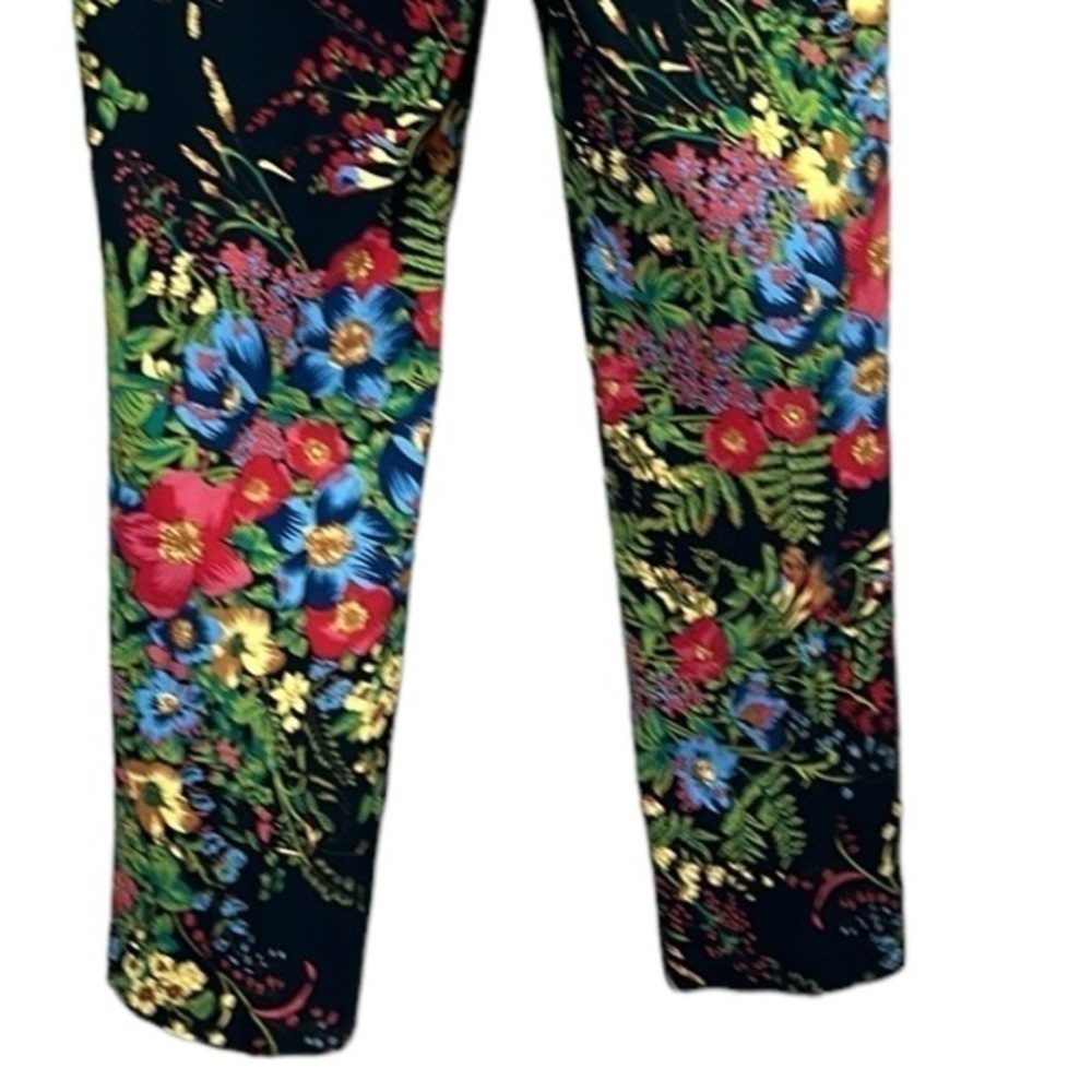 Joseph Ribkoff Tropical Floral Ponte Pants Size 8 - Picture 12 of 12